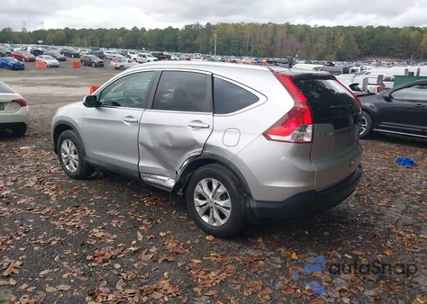 2013 Honda Cr-V Ex-L из США, поврежденный, VIN 5J6RM3H74DL038537